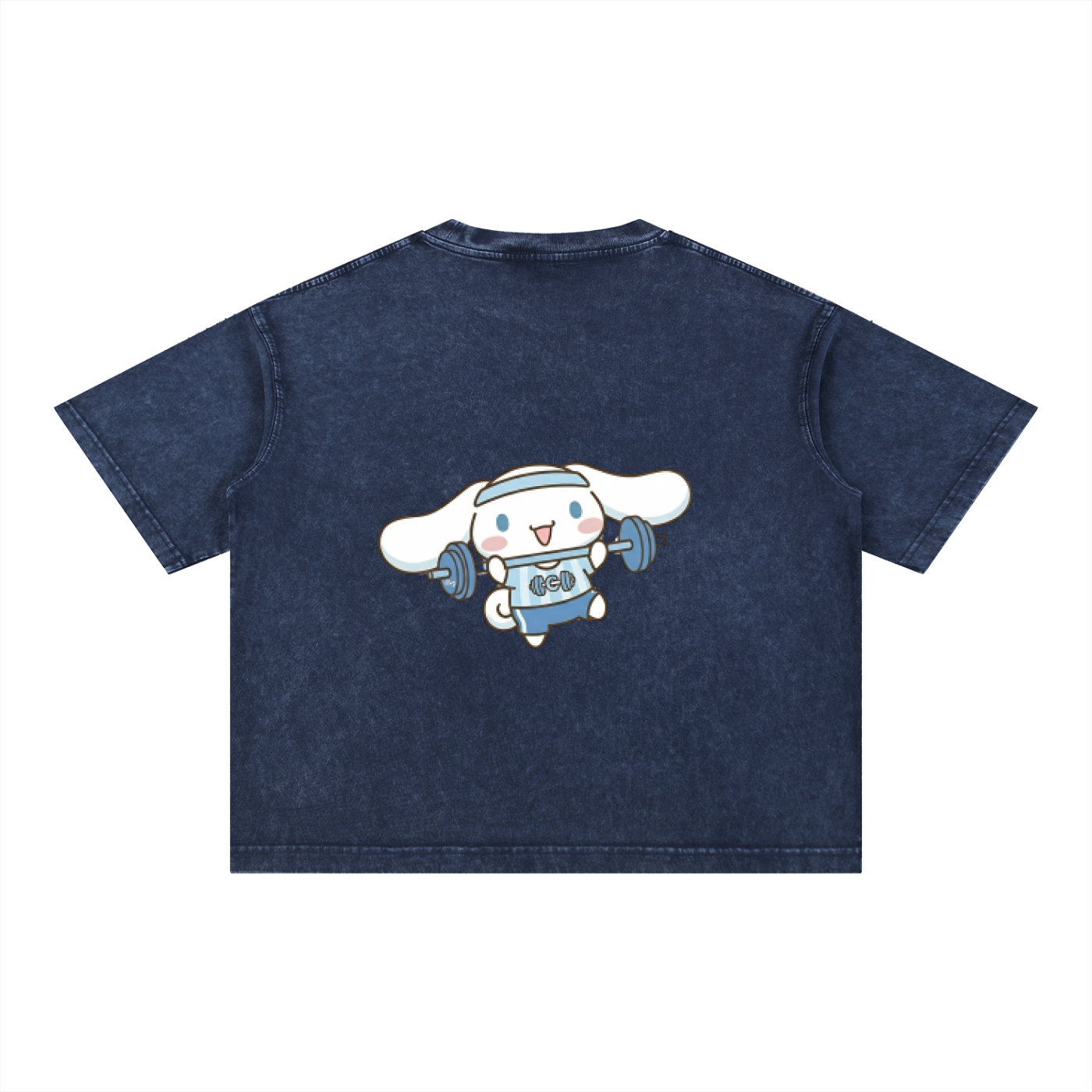 Mineral Wash Boxy Cotton T-Shirt