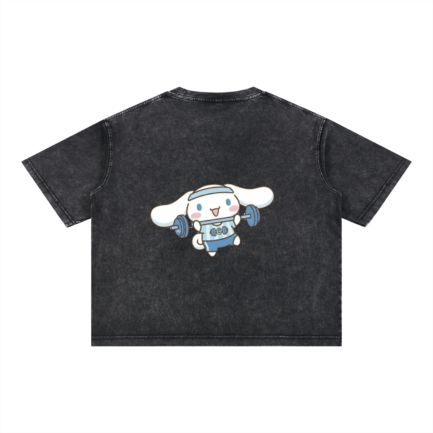 Mineral Wash Boxy Cotton T-Shirt