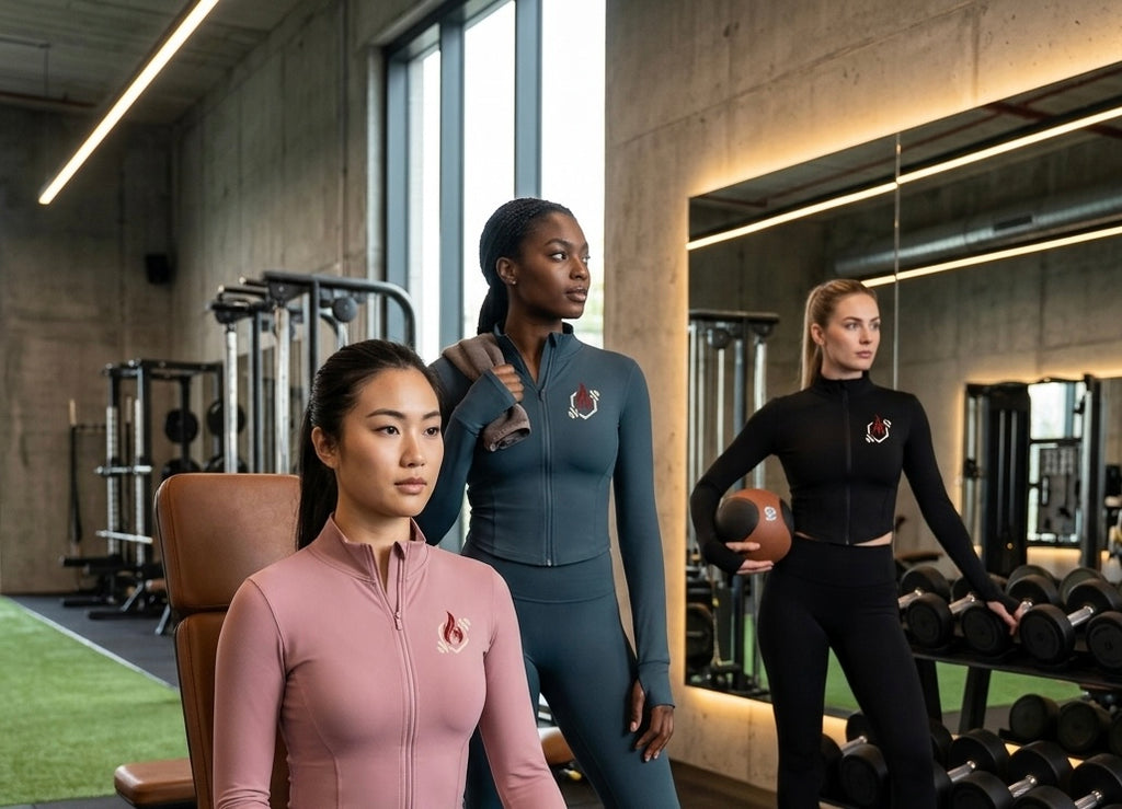 Zip-up training jackets