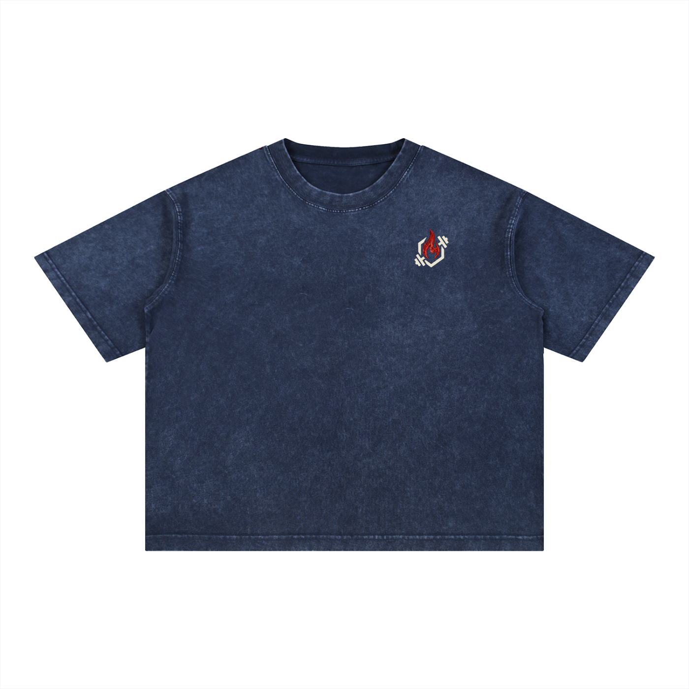 Mineral Wash Boxy Cotton T-Shirt