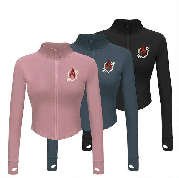 Zip-up training jackets